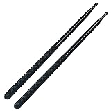 Piutouyar 5A Drum Sticks, Black Nylon Drumsticks