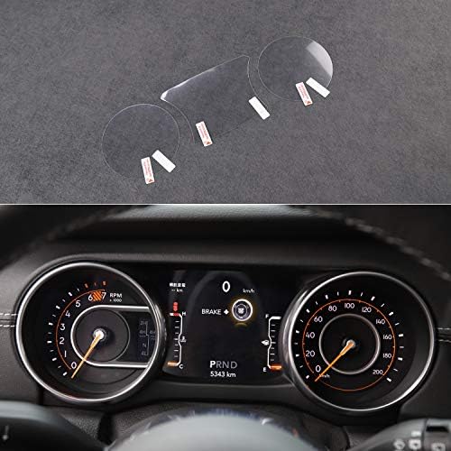 Jeep Car Screen Protectors 3pcs Dashboard Protective Film Sticker for Jeep Wrangler JL 2018+