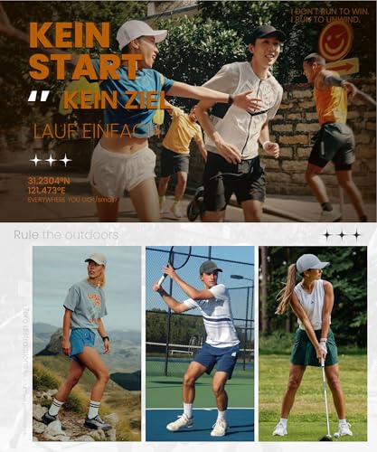 YANIKY Baseball Cap Men Women Summer Baseball Cap with UV Protection Breathable Sports Cap Outdoor Sun Hat Adjustable Quick-Drying Running Hat