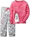 Carter's Little Girls' 2-Piece Shirt & Bottoms PJ Set