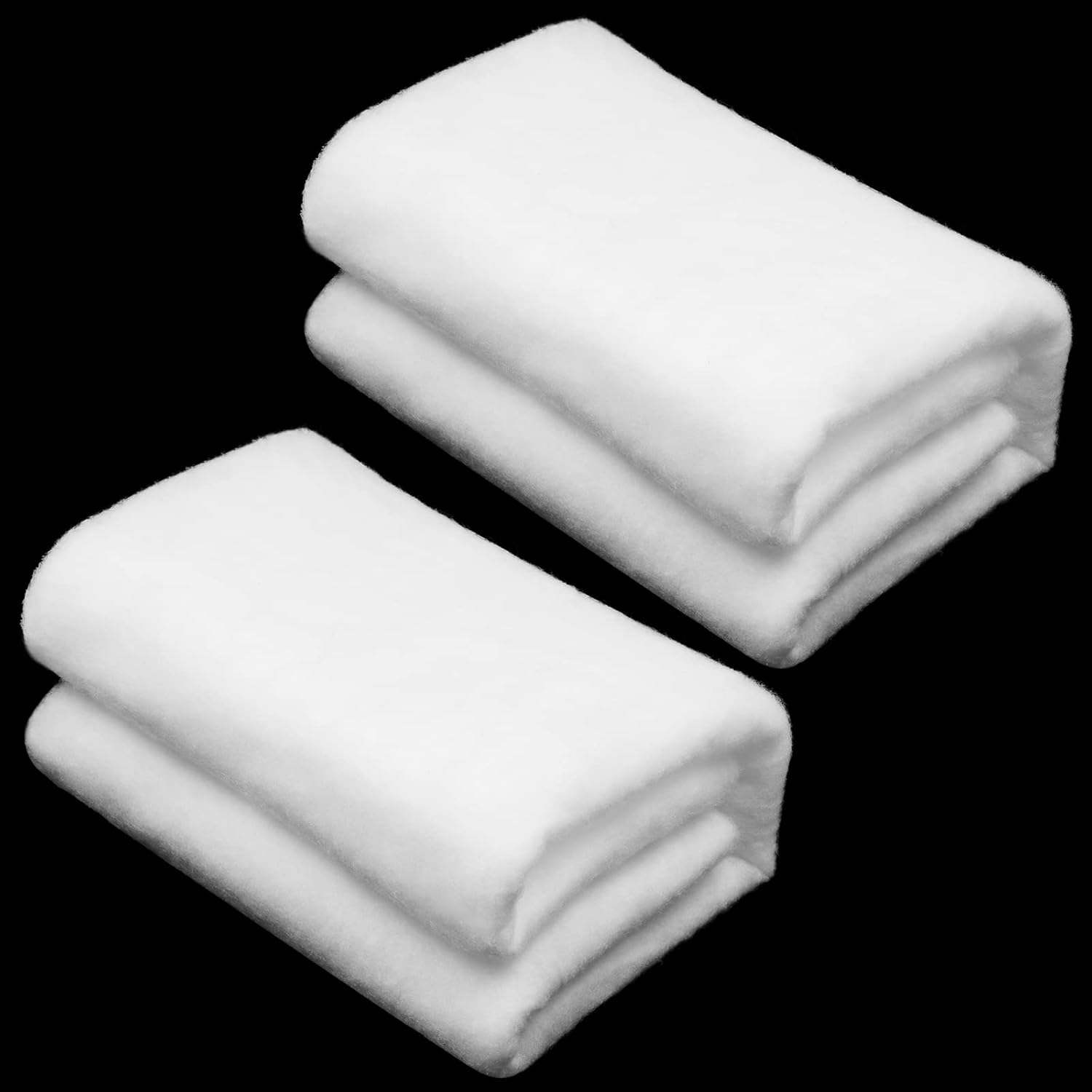 Artificial Snow - Ruisita 2 Pack Snow Blanket Artificial Snow Roll Christmas Snow Cover Blankets for Christmas Tree Skirt Table Runner Winter Decoration
