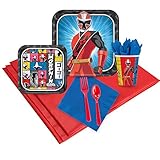 BirthdayExpress Power Rangers Ninja Steel 24 Guest Party Pack