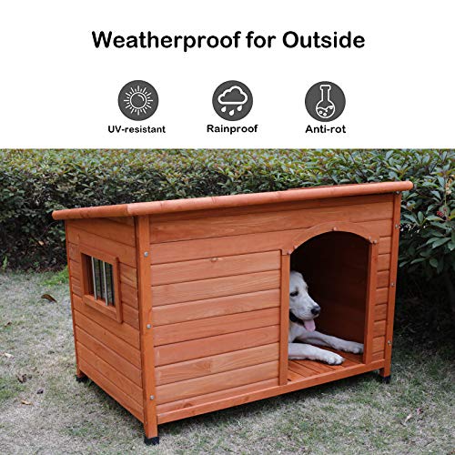 Dog Houses for Small Dogs and Puppies Outdoor Wood Weatherproof Outside