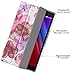 MoKo ASUS ZenPad 8.0 Z380M Case - Slim Lightweight Smart Shell Stand Cover with Auto Wake / Sleep Function for 2015 ASUS ZenPad Z380M / Z380C / Z380KL 8.0 8-Inch Tablet, Floral PURPLE