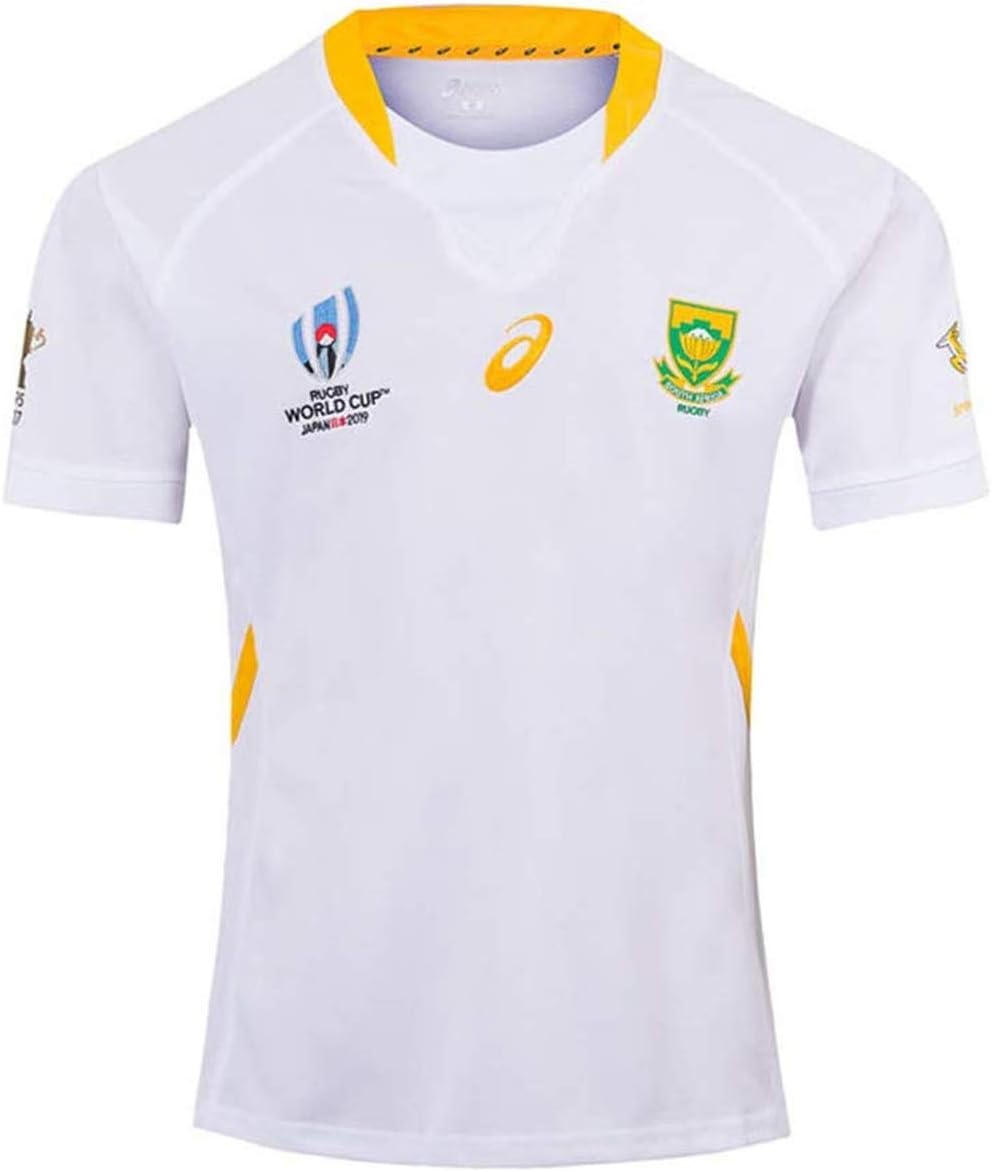 LQWW Sports Fan Jerseys,Team South Africa Springboks World Cup Rugby Jersey Home Edition New Fabric Embroidered Swag Sportswear