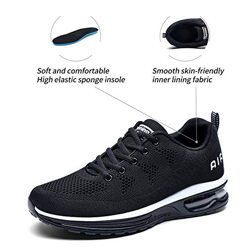 RomenSi Men's Air Cushion Sport Running Shoes Casual Athletic Tennis