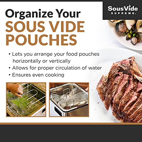 SousVide Supreme Universal Sous Vide Rack Stainless Steel Divider for