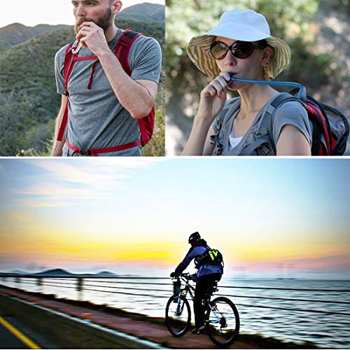 Dtown Hydration Pack Backpack for Hiking Biking or Running,with 2L Water Bladder