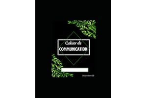 Cahier de communication: journal de bord