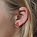 Watermelon Earrings, Hypoallergenic Plastic Post Studs for Metal Sensitive Ears