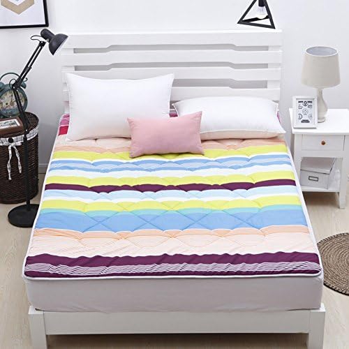 DHWJ Summer bed mat,Thicken Collapsible Tatami mattress-D 200x220cm(79x87inch)