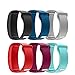 CSVK Gear Fit2/Gear Fit2 Pro Watch Band,Soft Silicone Replacement Accessories Strap for Samsung Gear Fit2 Pro SM-R365/Gear Fit2 SM-R360 Sports Fitness Smart Watch