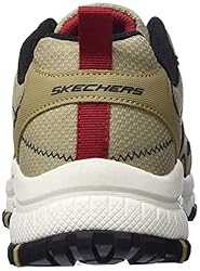 Skechers Men's Walking Sneaker, Taupe Leather Mesh