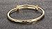 Tiffinys Jewelry Adjustable Smooth Classic Cars Sliding Opening Flower Bracelets 18k Gold Bracelets for Women