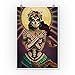 Day of the Dead - Crossbones (12x18 Art Print, Wall Decor Travel Poster)