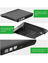 Sonkir - Unidad de CD y DVD externa USB 3.0 (+ -RW, grabadora regrabadora reproductor)