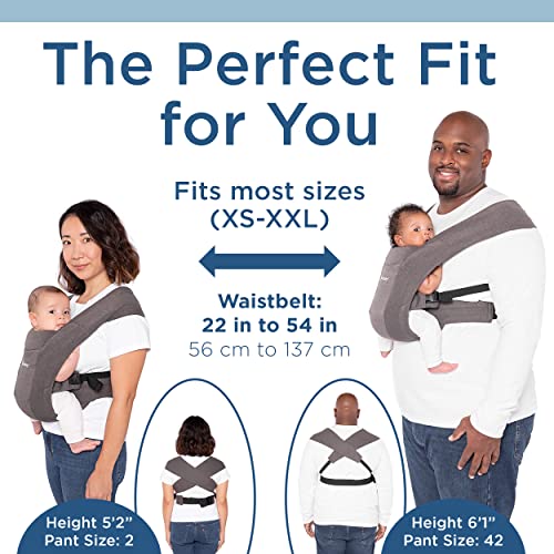 Ergobaby Embrace Cozy Newborn Baby Wrap Carrier (725 Pounds), Soft Air