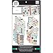 me & my BIG ideas Sticker Value Pack - The Happy Planner Scrapbooking Supplies - Work It Out Theme - Multi-Color & Gold Foil - Great for Projects, Scrapbooks & Albums - 30 Sheets, 1475 Stickers Total
