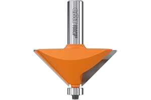 CMT 836.950.11 Chamfer Router Bit 1/2" Shank, 2-9/16" Cutting Diameter, 1" Cutting Length, 45 Degree Cutting Angle