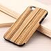 TENDLIN Compatible with iPhone 5S Case/iPhone SE 2016 Case (1st Gen) Wood Grain Outside Soft TPU Silicone Hybrid Slim Case Designed for iPhone 5 / 5S / SE (1st Gen 2016) - Santos Rose Wood