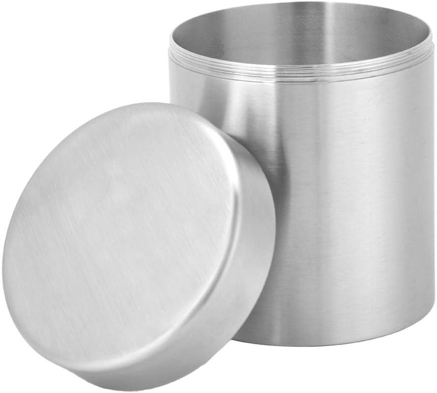 stainless steel tea coffee sugar jars