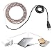 Lemonbest 2m 6.5ft 120leds Resin Flexible Color Changing USB LED Strip Lights RGB 3528smd 5V Waterproof (Multi-Colored)