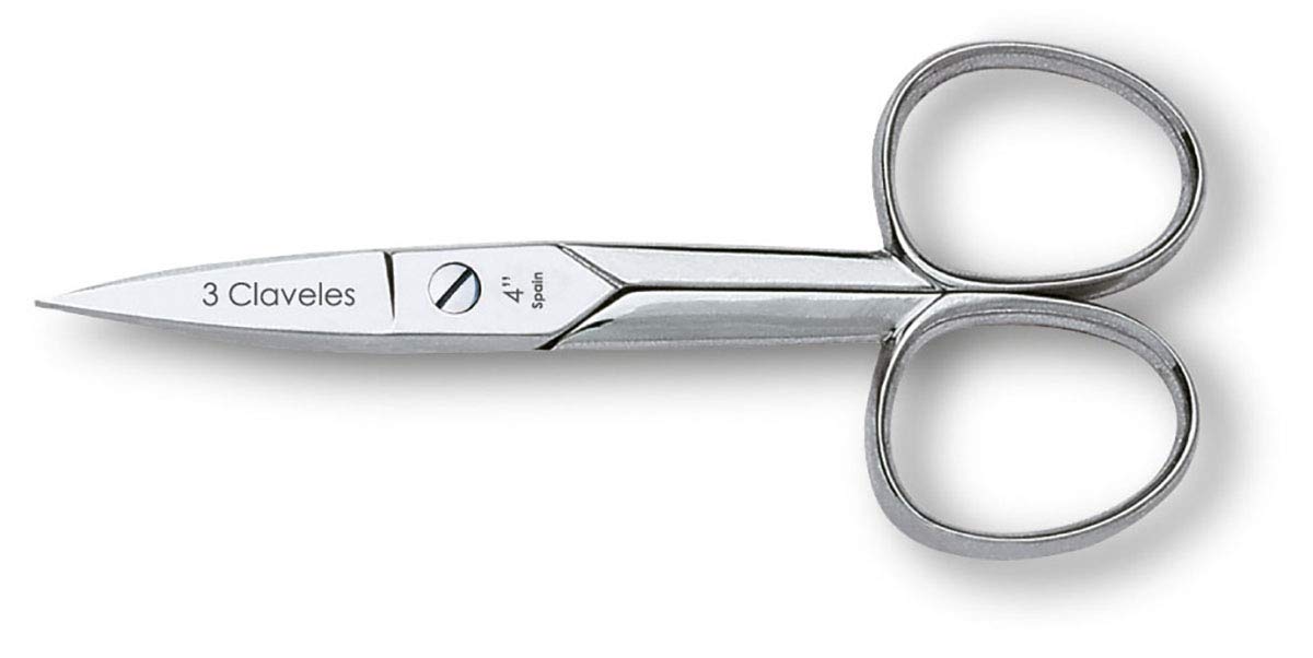 3 Claveles 2014 Scissors Nail File Straight 4 Inches