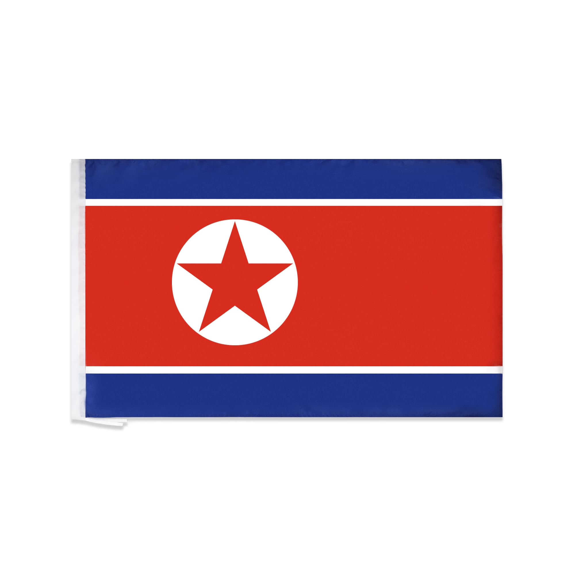 AZ FLAG - North Korea Flag - 3x5 Ft - Light Polyester North Korean Banner with Sleeve - Fade Resistant - Vivid Colors - 3' x 5' Feet - 150x90 Cm