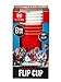 Wicked Big Sports Supersized Flip Cup Outdoor/Indoor Sport Tailgate Games, Multicolor, 8 Cups