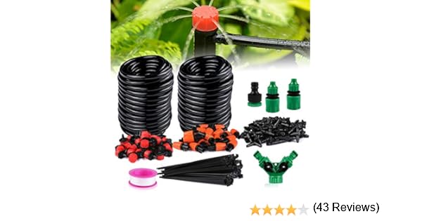 Xddias Sistema de Riego por Goteo, 30m Automático Riego Manguera ...
