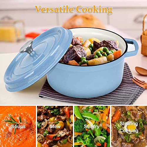 Dutch Oven 5 Quart, Nonstick Dutch Oven,Dutch Oven Pot with Lid