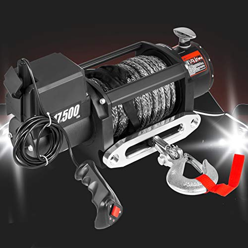 VEVOR 17500Ibs Truck Winch, Black - Image 4