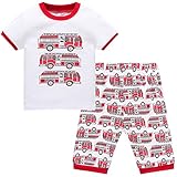 Hugbug Boys Trucks Pajamas Set 2-7T