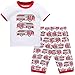 Hugbug Boys Trucks Pajamas Set 2-7T