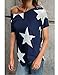 WAEKIYTL Women's Off Shoulder Short Sleeve T Shirt Casual Loose Fit Tops Blouses