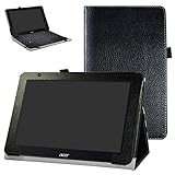 Acer One 10 S1003 Case,Mama Mouth PU Leather Folio 2-folding Stand Cover for 10.1