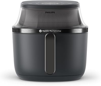 Airfryer 3000 Serie Heißluftfritteuse, Schwarz, 6,2L