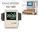iClassic Apple Watch Stand 1984 Mac Apple iWatch Stand Charger Charging Dock Holder Charging Station with Nightstand Mode for Apple i Watch Charger 42mm / 38mm with Cable Management - Macintosh White
