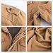 ZooYung Men's Casual Winter Cotton Military Jackets Outdoor Coat windproof windbreaker(2701-Khaki-XL)