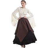 NSPSTT Women Medieval Costume Renaissance Dress Women Victorian Ball Gown Gothic Pirate Costume