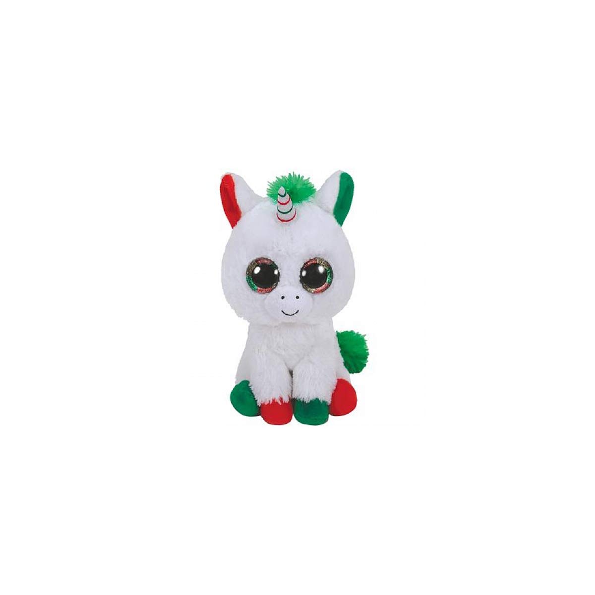 Ty - TY36425 - Beanie Boo's - Candy Cane the Unicorn Soft Toy 23 cm