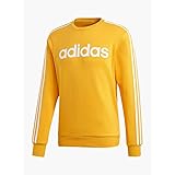 adidas men's athletics essential 3 stripe crew sweatshirt