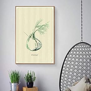 Floating Framed for Living Room Bedroom Vintage Green Plant for