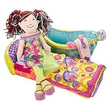 Bundle - 3pc Groovy Girls Bailey Fashion Doll Bodacious Bed Bubbles Bathtub Manhattan Toy