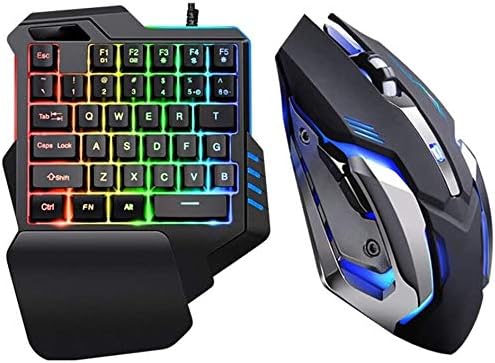 モバイルゲームの片手キーボード左手ミニキーボードマウスセットキーボードマウス Ospacp Org Ar