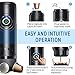 CISNO NCC-N01 Automated Portable Espresso Machine, Boil Water, 15 Bars Pressure, Automatically Pump, Compatible With Nespresso Capsules, BPA Free, Good For Traveler, Black