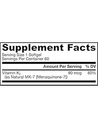 Jarrow Formulas MK-7 90 mcg, 60 unidades