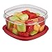 Rubbermaid Premier Easy Find Lids Food Storage Containers, 5 Cup, Racer Red