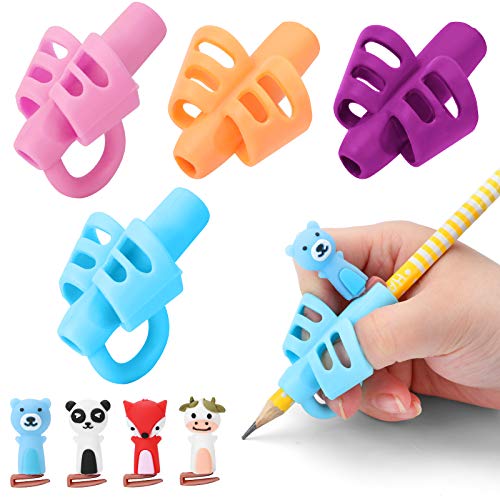 Pencil Grips BUSHIBU Children Pen Writing Aid Grip Set Posture Correction  Tool for Kids Preschoolers Childre