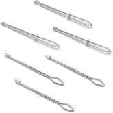 6 Pcs Bodkin Sewing Tools, Metal Drawstring and Elastic Rope Threader Clips | Stainless steel, Bodkin Sewing Tool, Tweezer Sewing, For Hoodie Swim Trunk Sweatpant Short